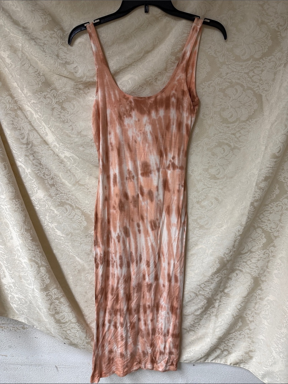 Billabong Tye-Dye peach/white/tan Dress